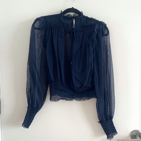 Free People Twyla Mesh Top - Picture 1 of 5